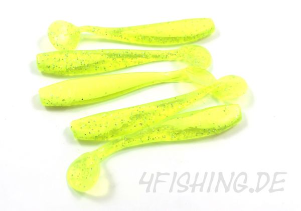 chartreuse glitter white filled